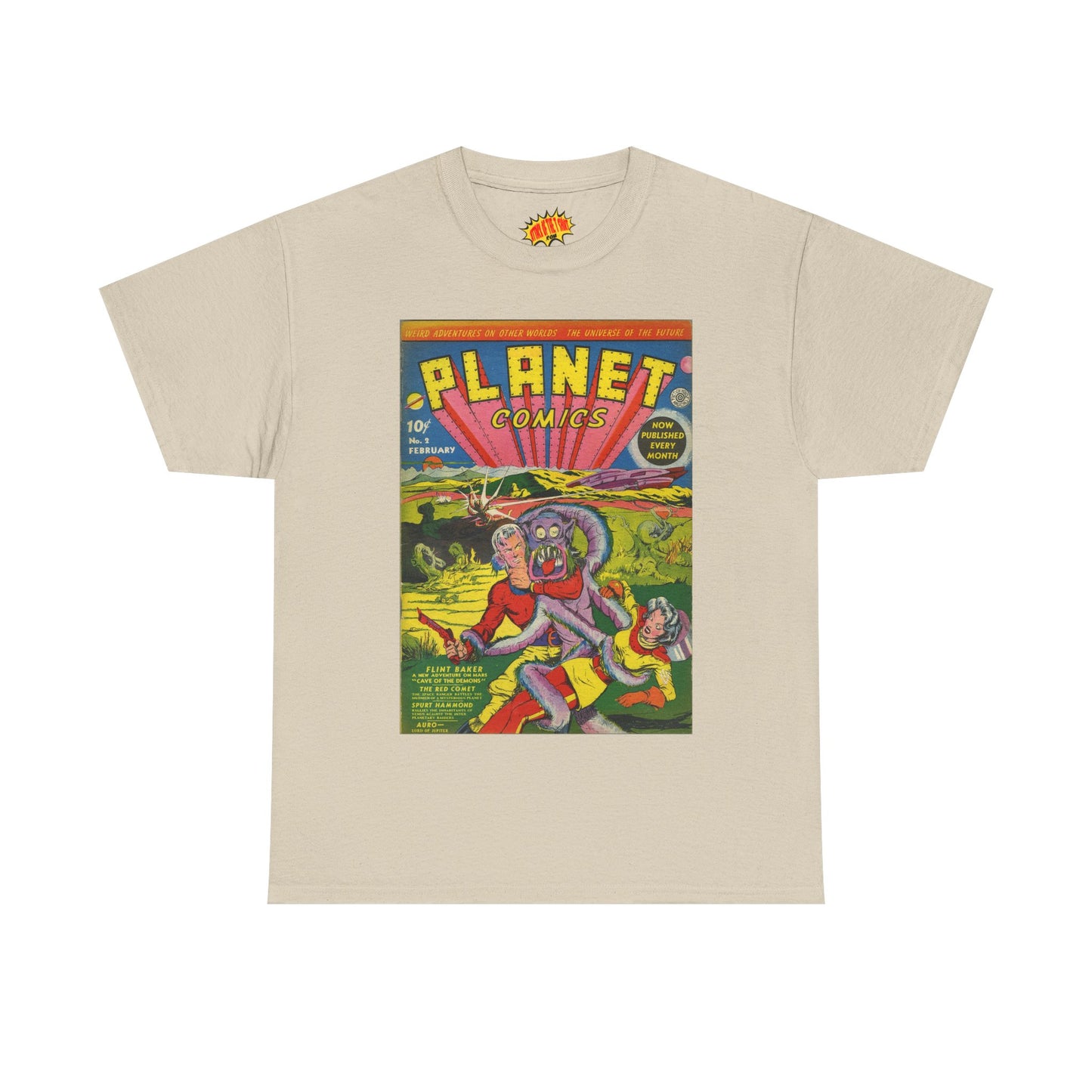 Planet Comics #2 - Heavy Cotton Tee *Light Colors*