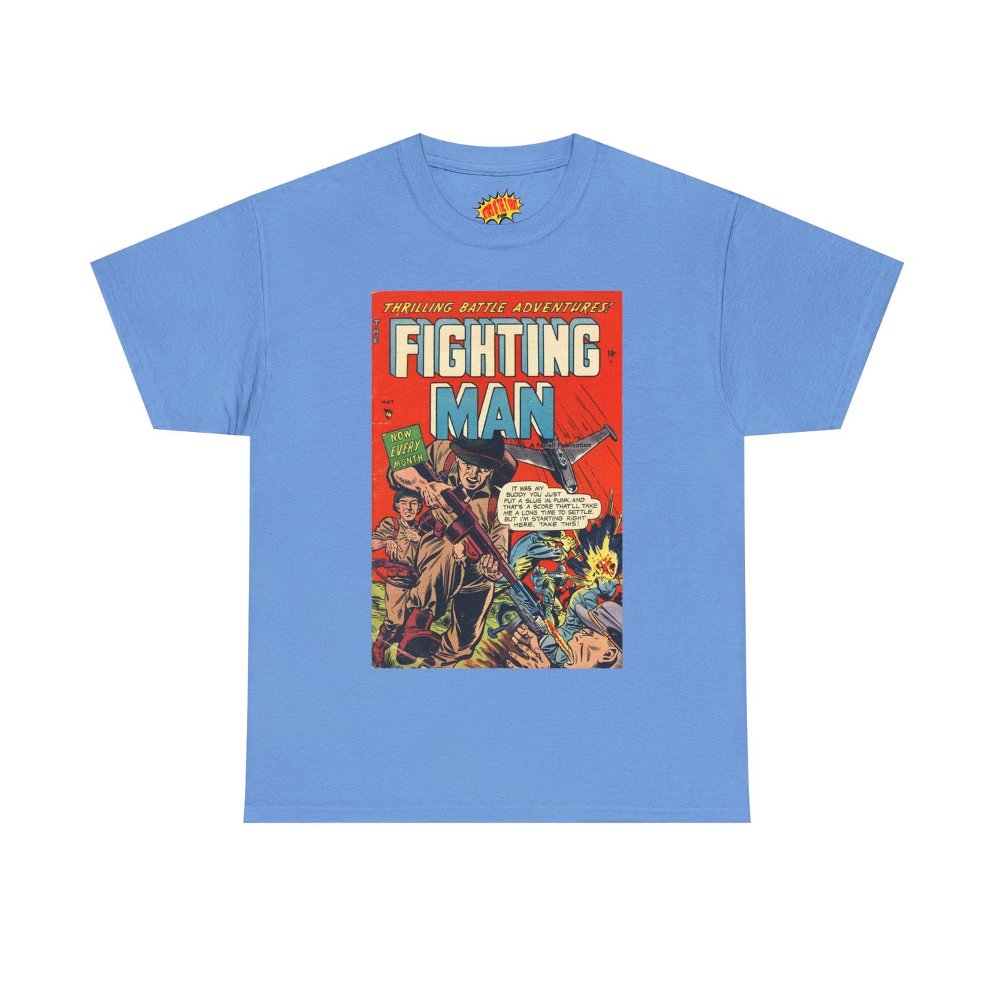 The Fighting Man May Comic Tee Shirt *Multiple Colors*