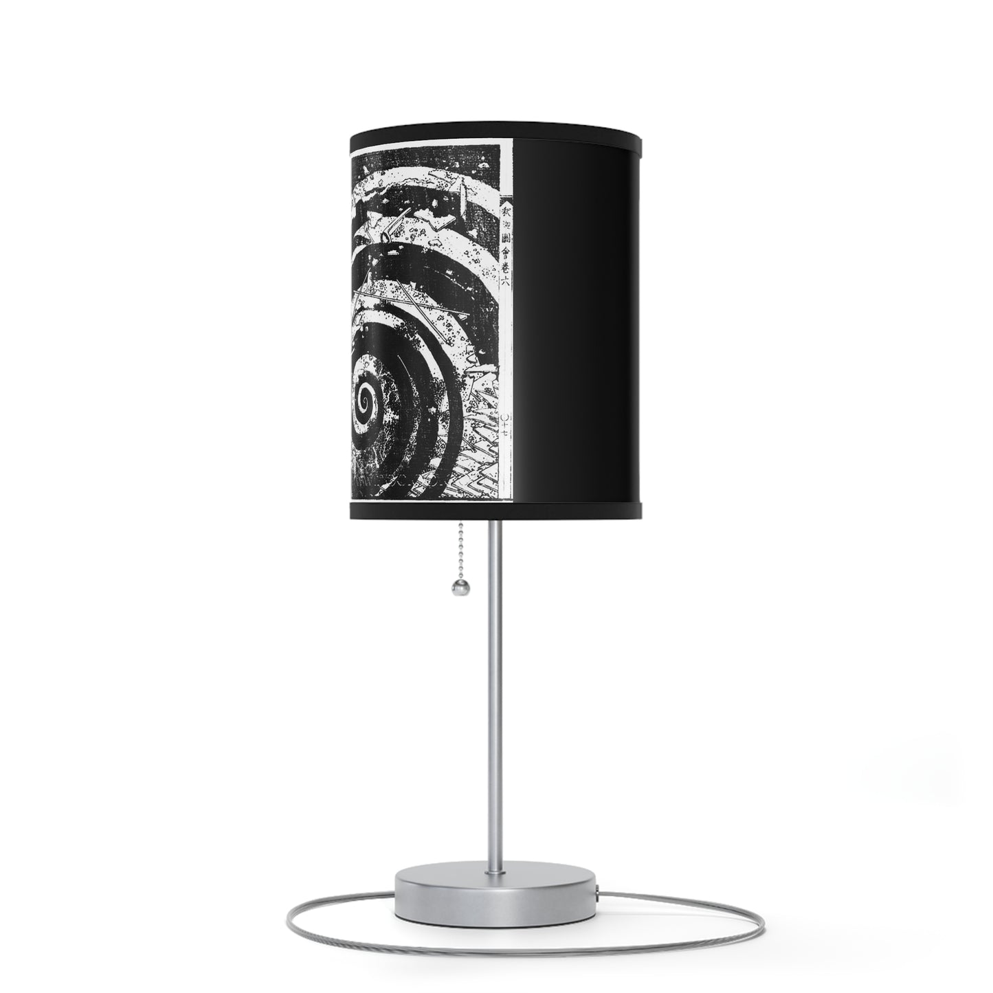 Destruction by Hokusai Japanese Woodcut Lamp