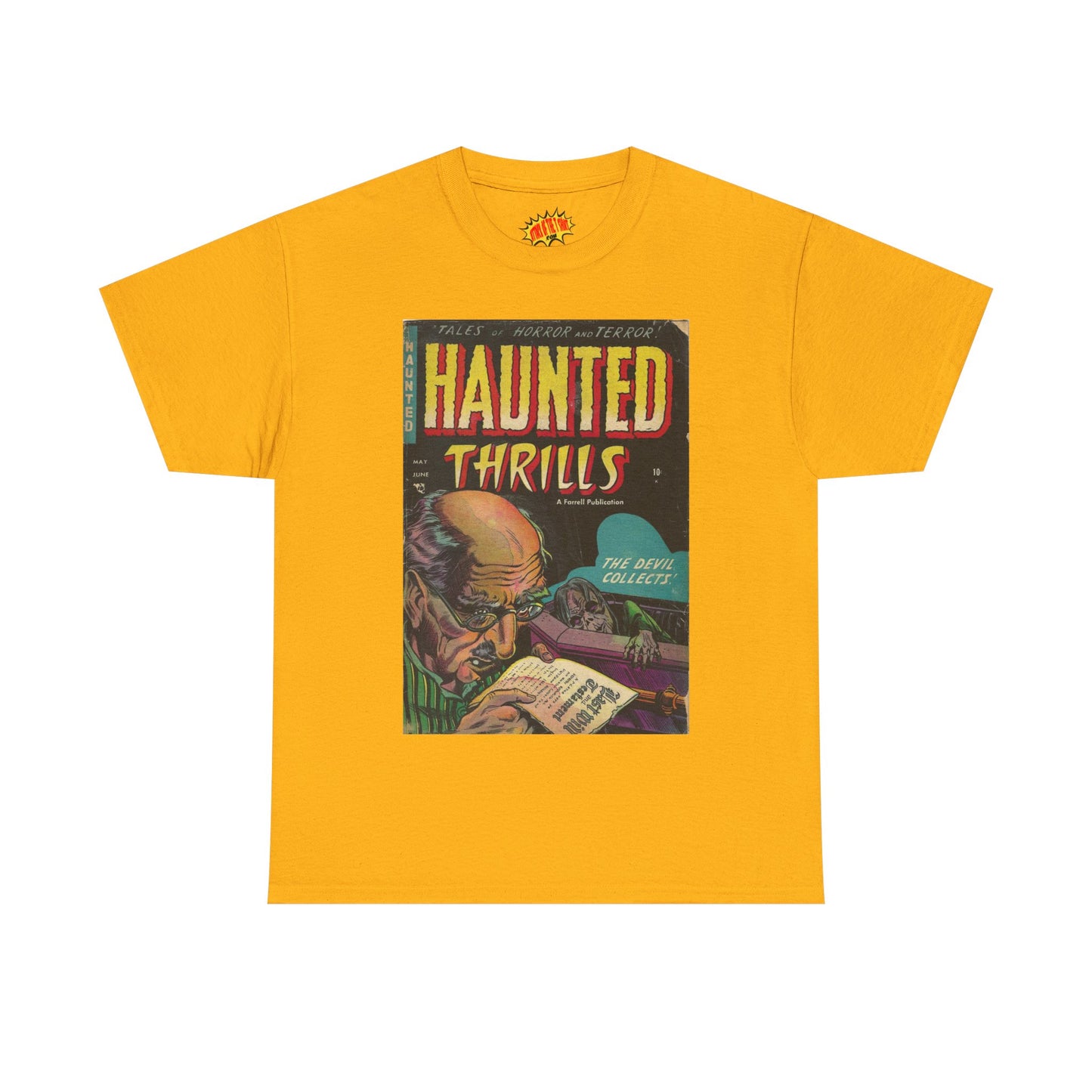 Haunted Thrills May - June Comic Tee Shirt *Multiple Colors*