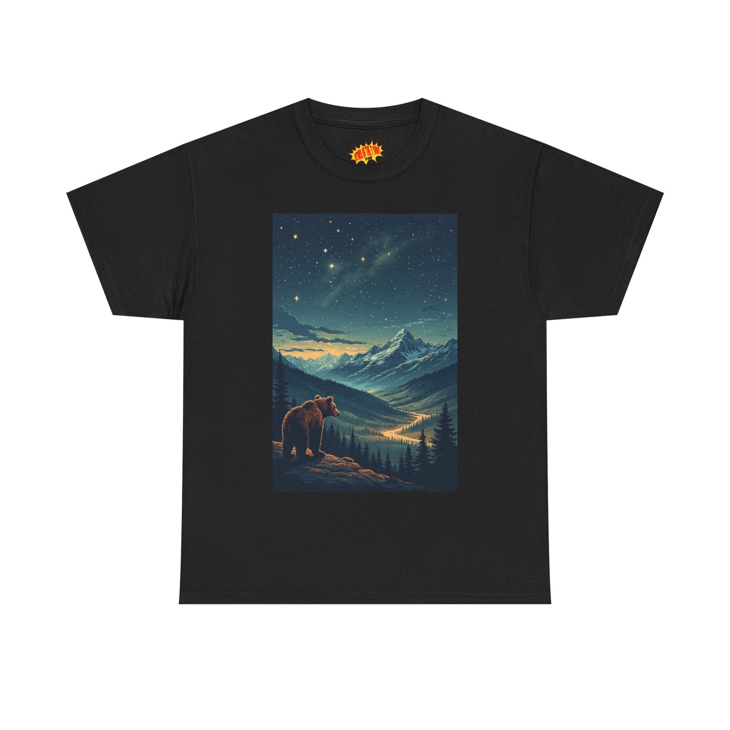 Mountain Bear Aurora Scene T-Shirt *Multiple Colors*