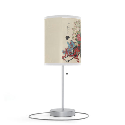 Flower Cart by Chikanobu Japanese Lamp Many Colors Available