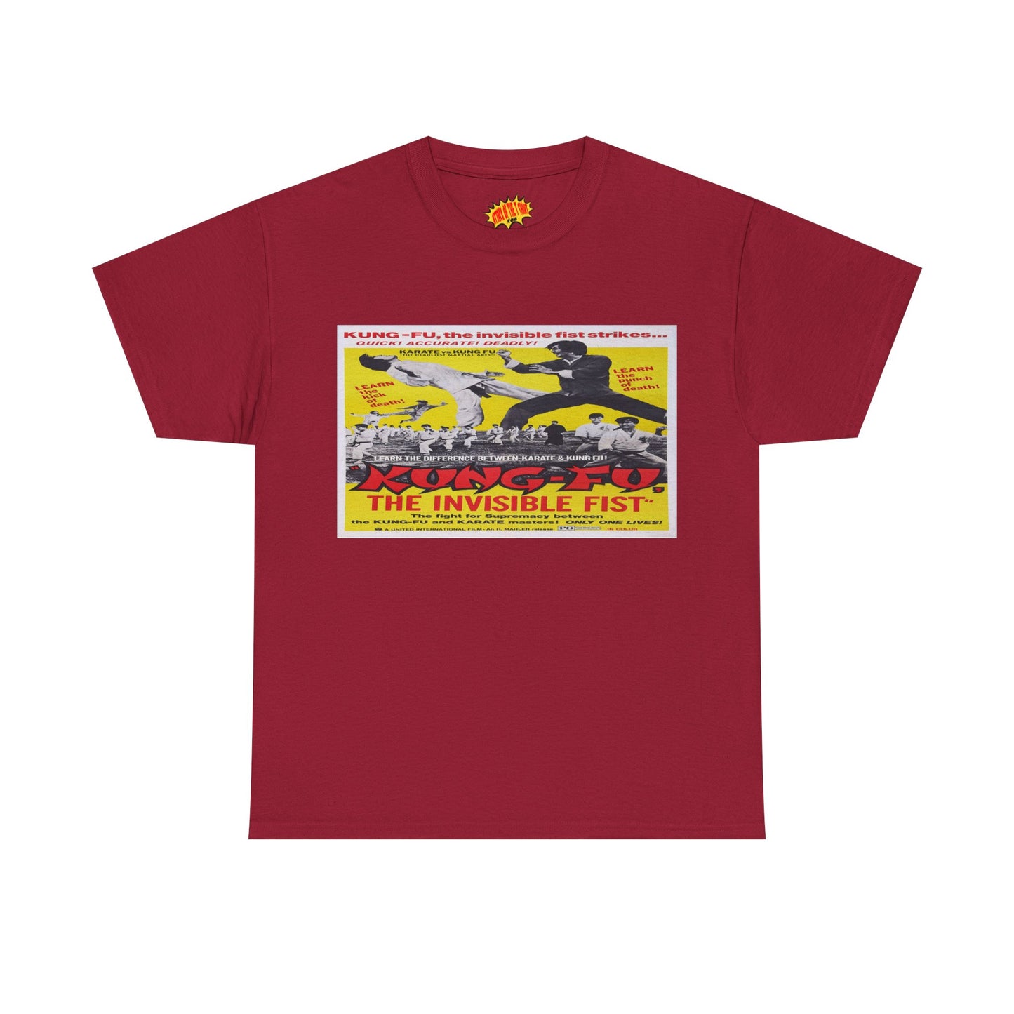 Kung Fu The Invisible Fist Movie Poster T-Shirt *Multiple Colors*