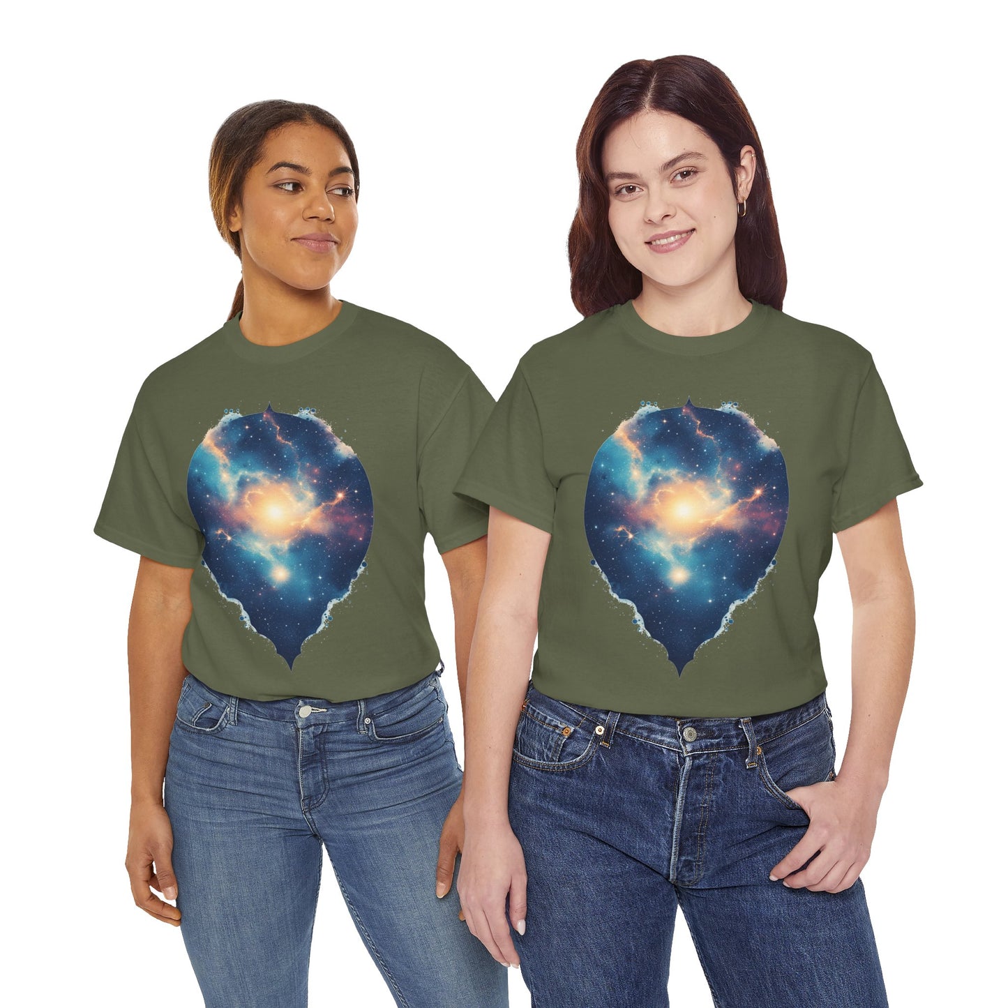 Nebula Graphic Space Art Tee Shirt *Multiple Colors*