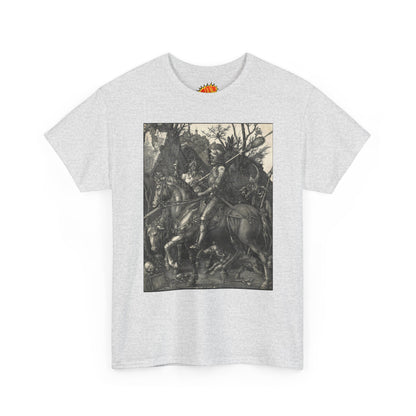 Knight. Death and the Devil - Albrecht Durer. Heavy Cotton Tee Many Colors/Sizes