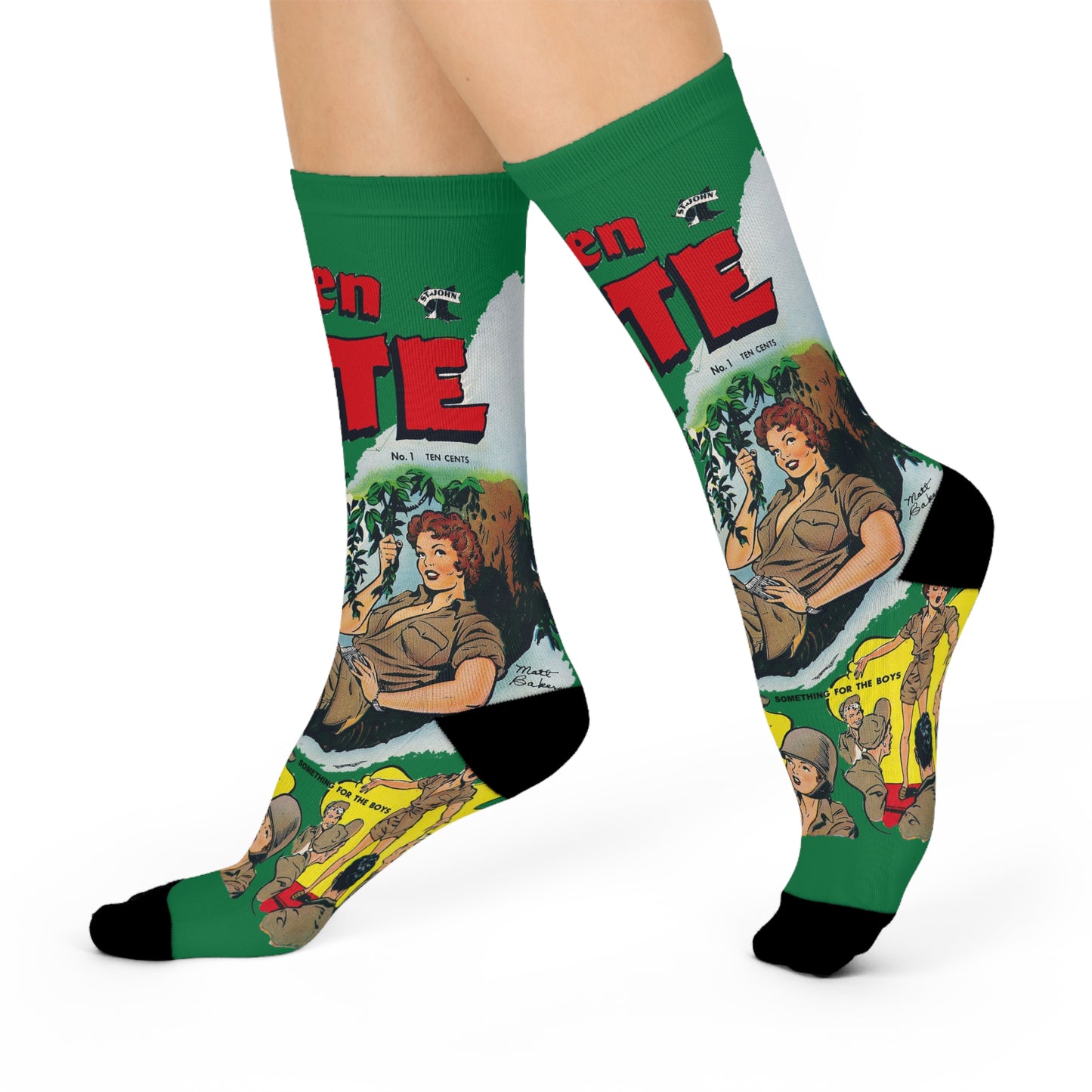 Canteen Kate #1 Cushioned Socks Green