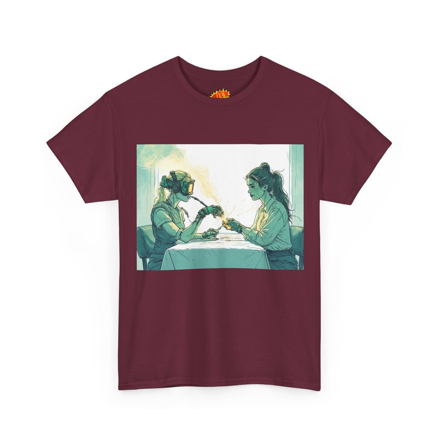 Robot Hands Manicure Scene T-Shirt *Multiple Colors*