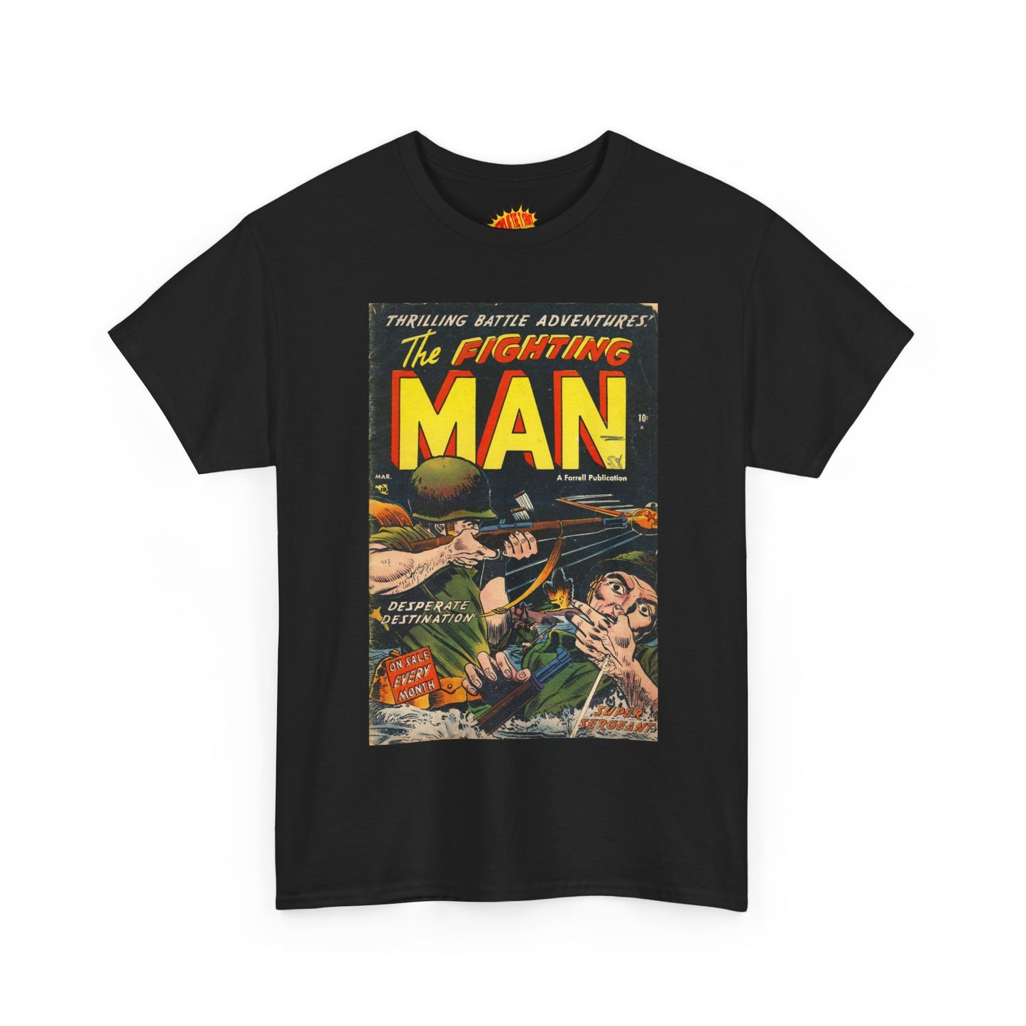 The Fighting Man March Comic Tee Shirt *Multiple Colors*