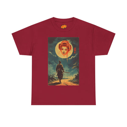 Walking Samurai w/Blood Moon Woman T-Shirt