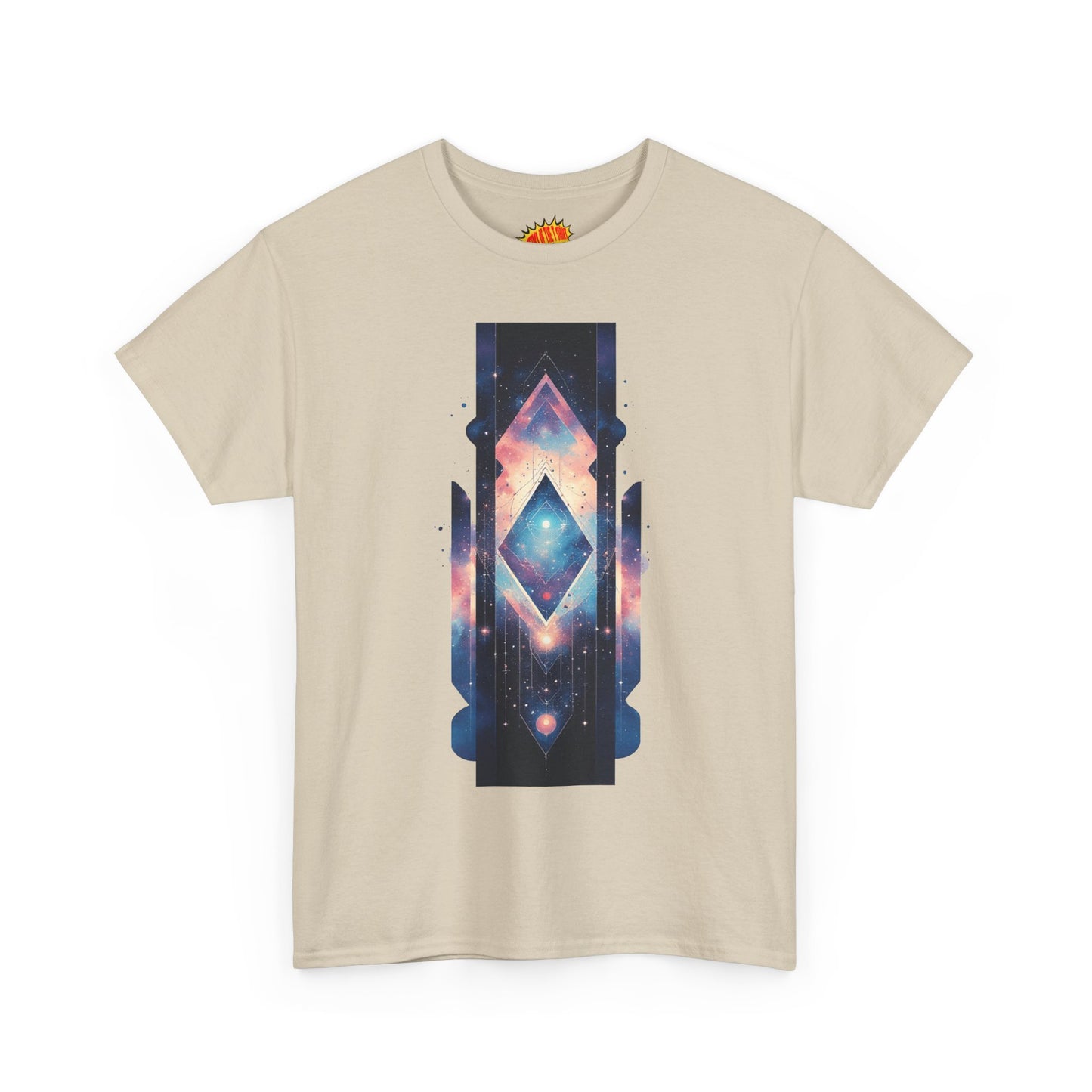 Geometric Pattern Space Nebula Graphic Art Tee Shirt *Multiple Colors*