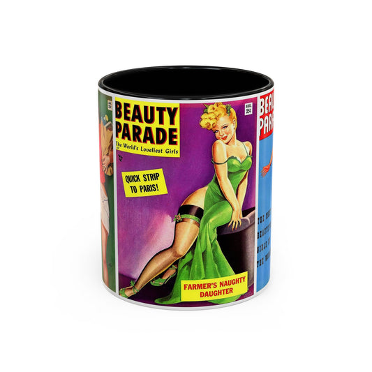 Beauty Parade Pin-Up Coffee Mug - 11oz, Multiple Colors Available