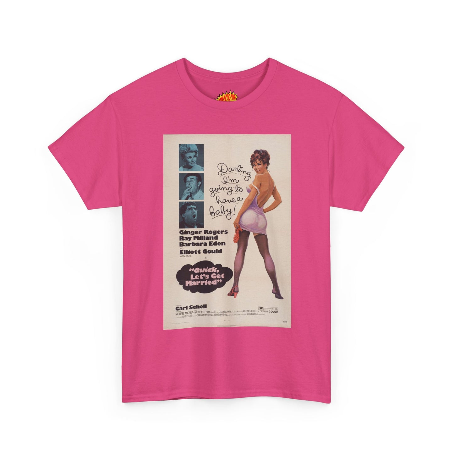 Quick, Let's Get Married Movie Poster T-Shirt *Multiple Colors*