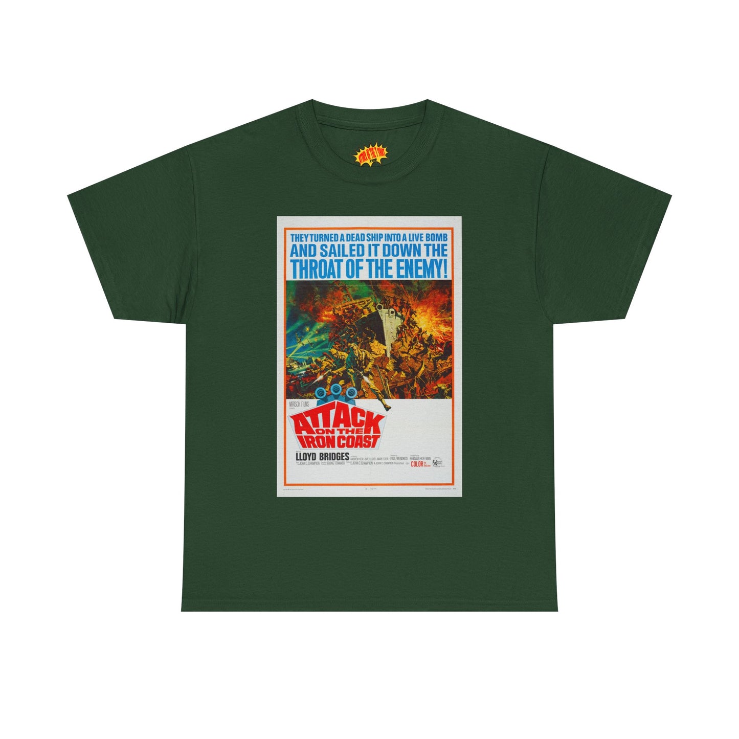 Attack on the Iron Coast Movie Poster T-Shirt *Multiple Colors*