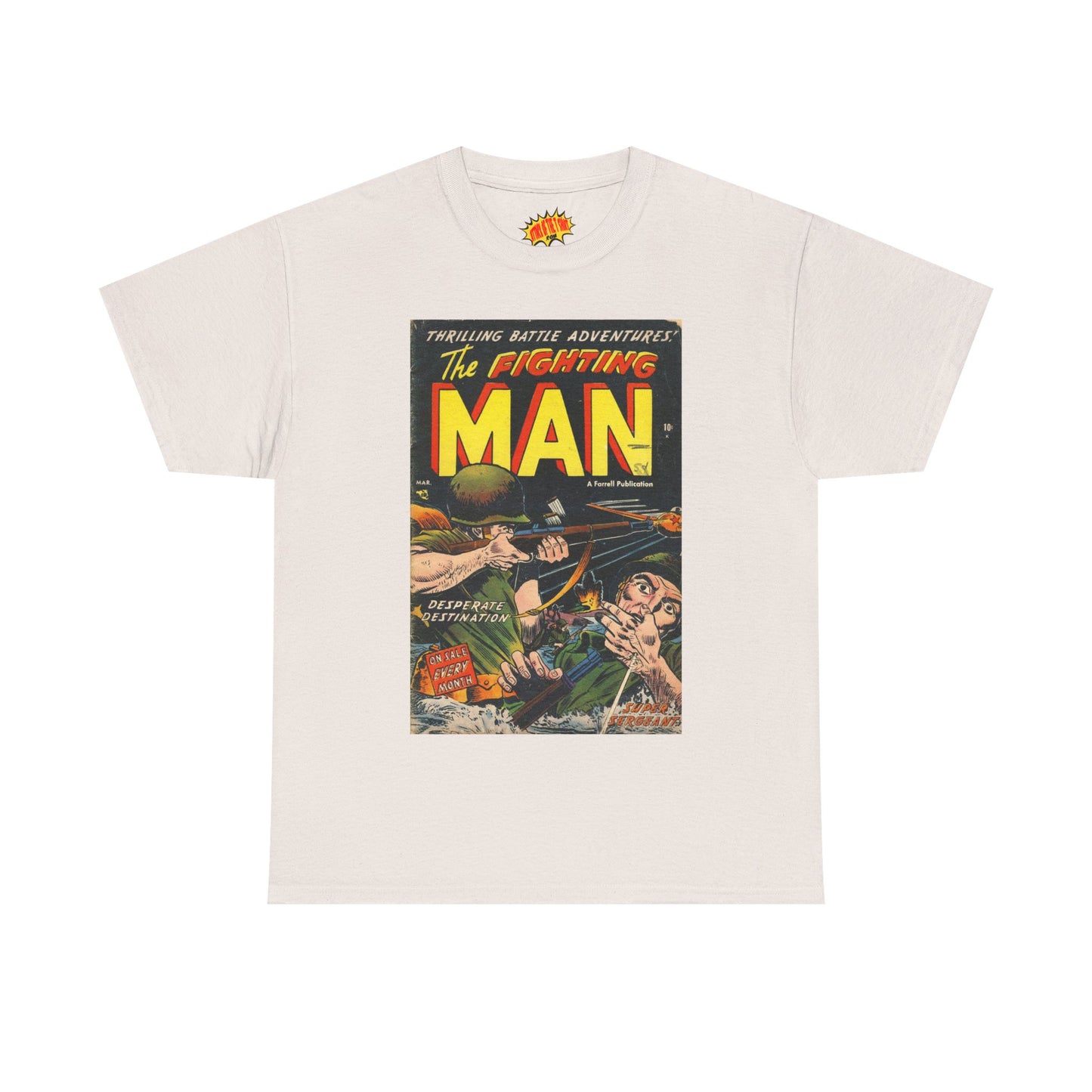 The Fighting Man March Comic Tee Shirt *Multiple Colors*