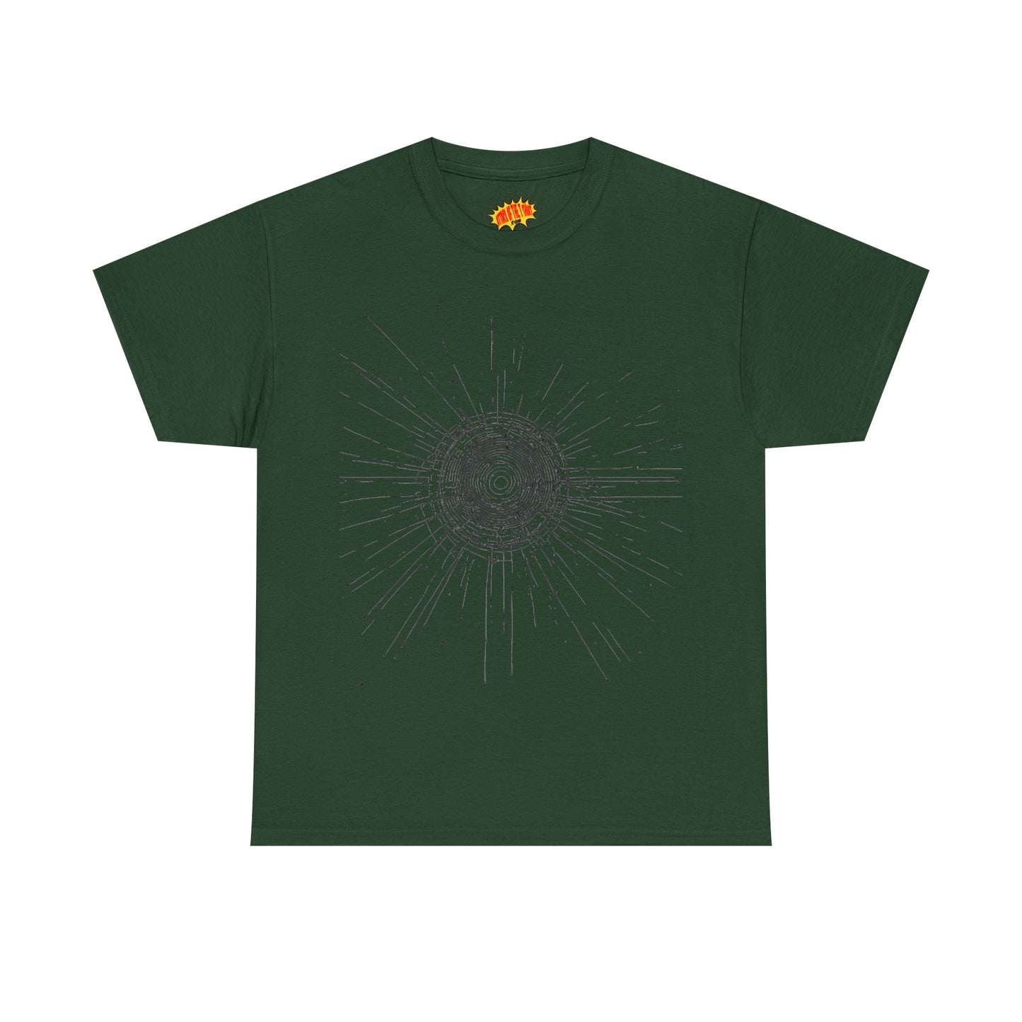Circle Line Drawing Graphic Art Tee Shirt *Multiple Colors*