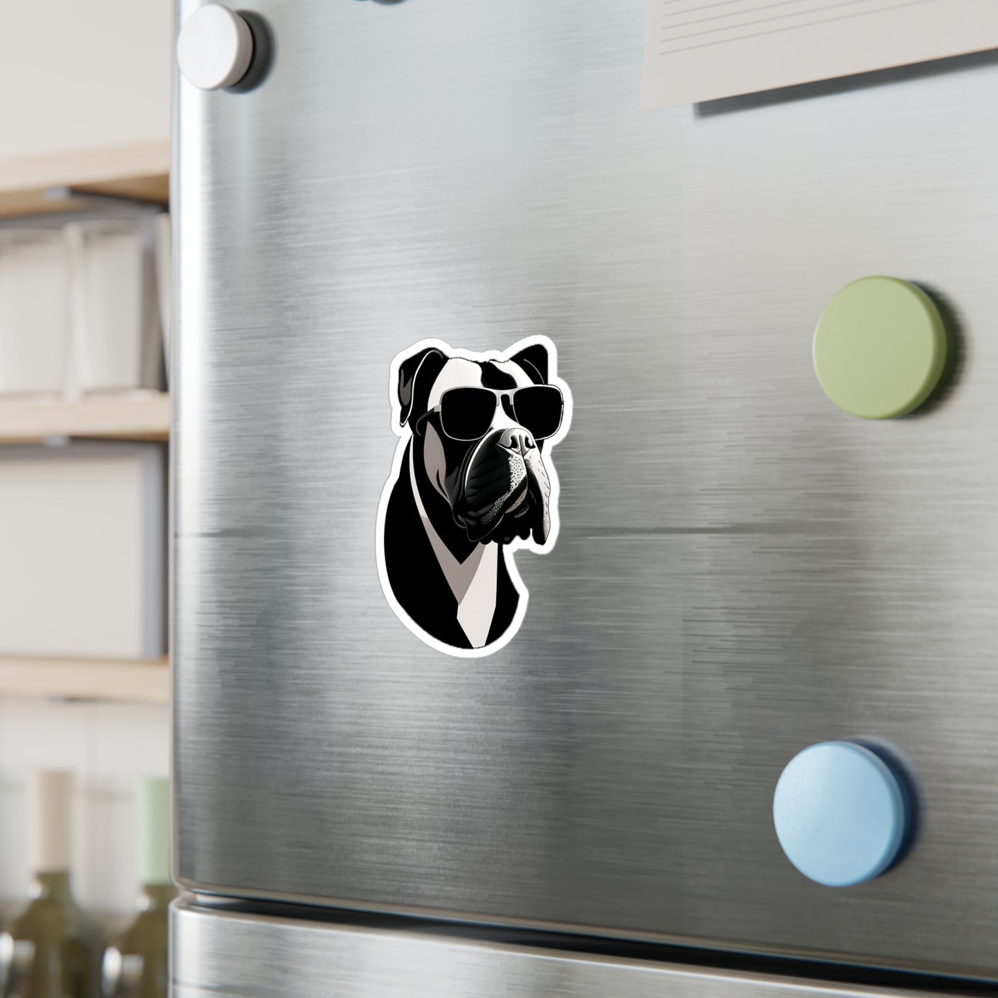 Dog with Sunglasses Durable Vinyl Decal Sticker