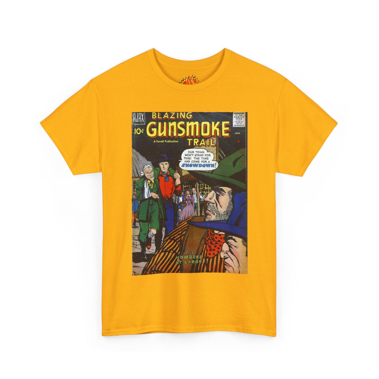 Gunsmoke Trail January Comic Tee Shirt *Multiple Colors*