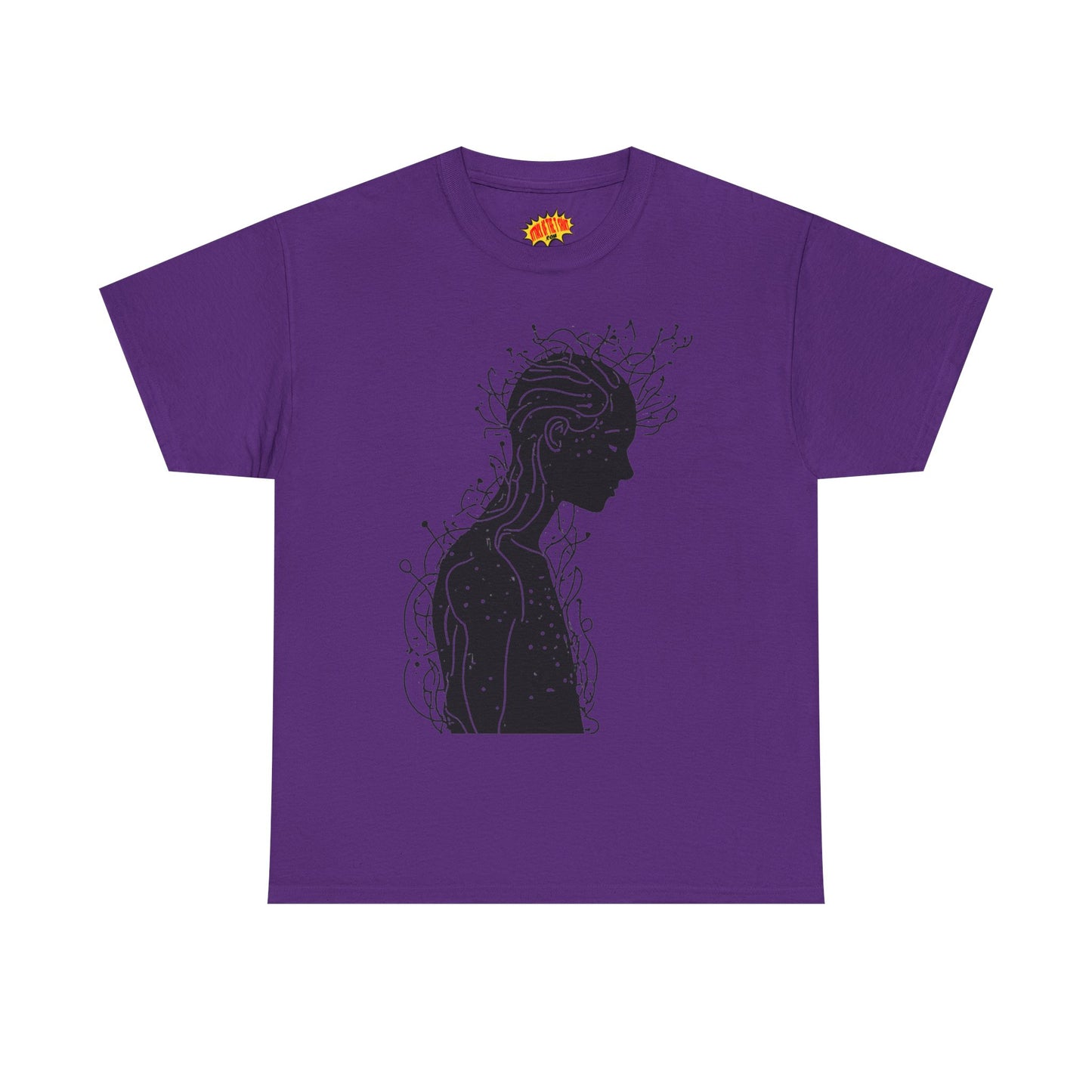 Human Silhouette Line Drawing Graphic Art Tee Shirt *Multiple Colors*