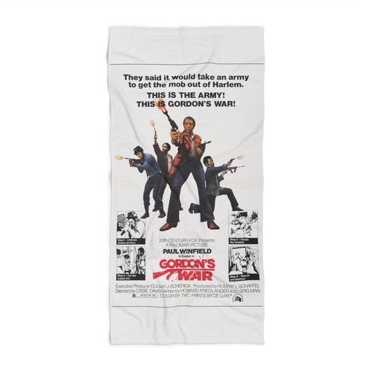 Gordon's War Retro Movie Poster Vintage Style Beach Towel 2 Sizes