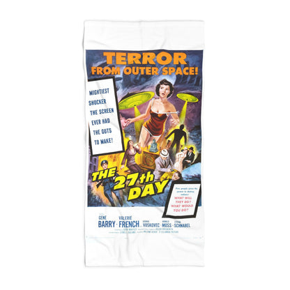 The 27th Day Retro Movie Poster Beach Towel | Vintage Sci-fi Movie Poster Towel