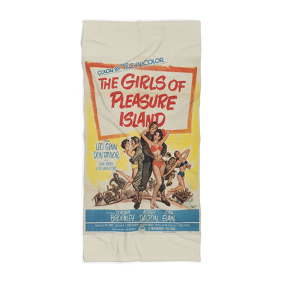 The Girls of Pleasure Island Beach Towel | Vintage Movie Poster Art Print Towel