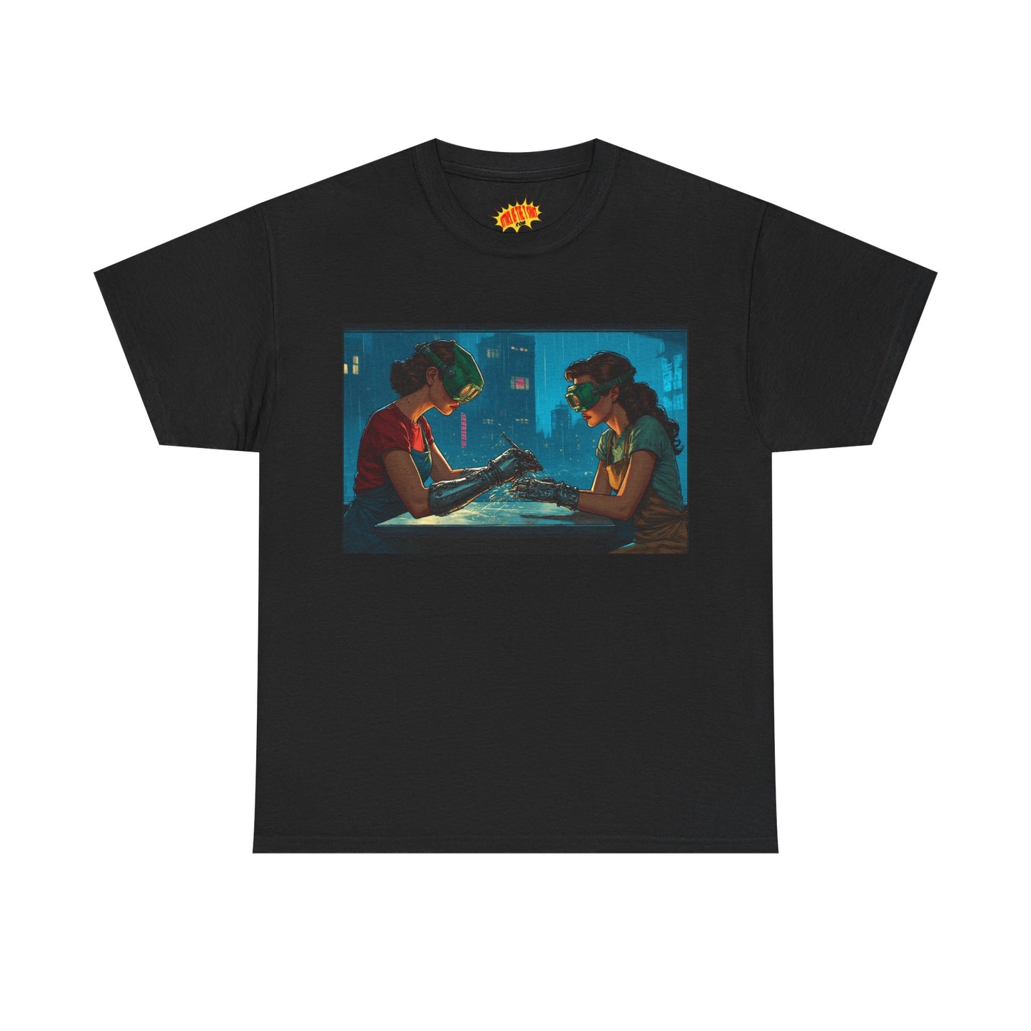 Cyberpunk Cyborg Hand Repair Scene T-Shirt *Multiple Colors*