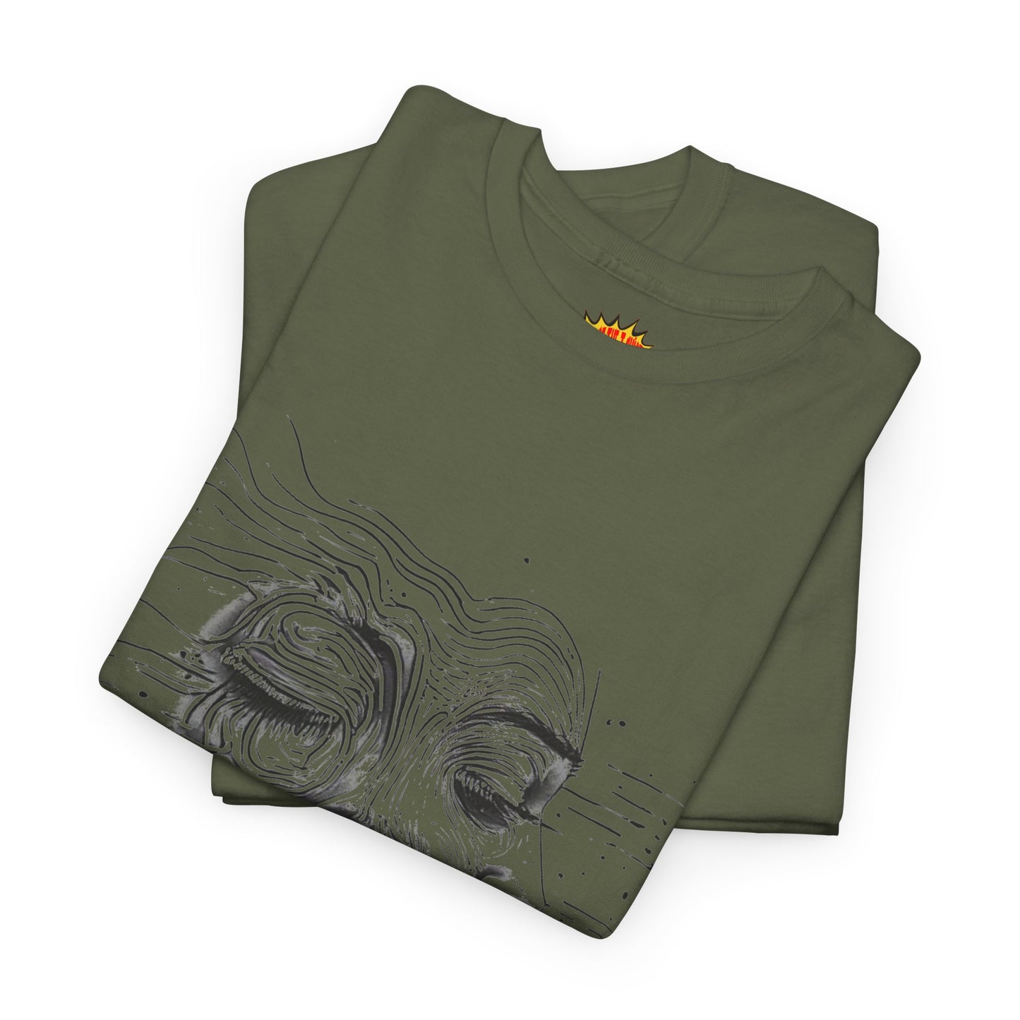 Line Drawing Graphic Art Faces Tee Shirt *Multiple Colors*