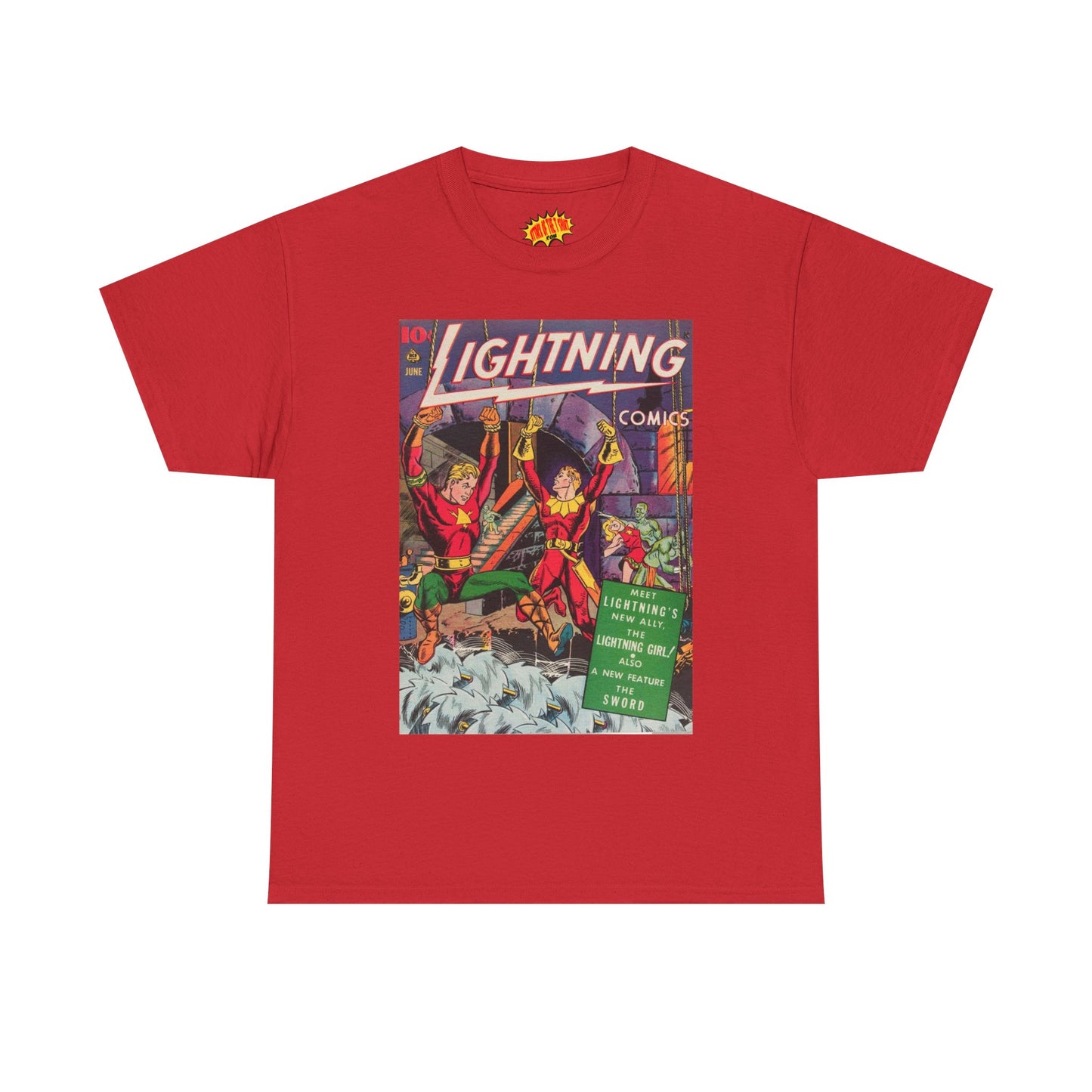 Lightning Comics June Comic Tee Shirt *Multiple Colors*