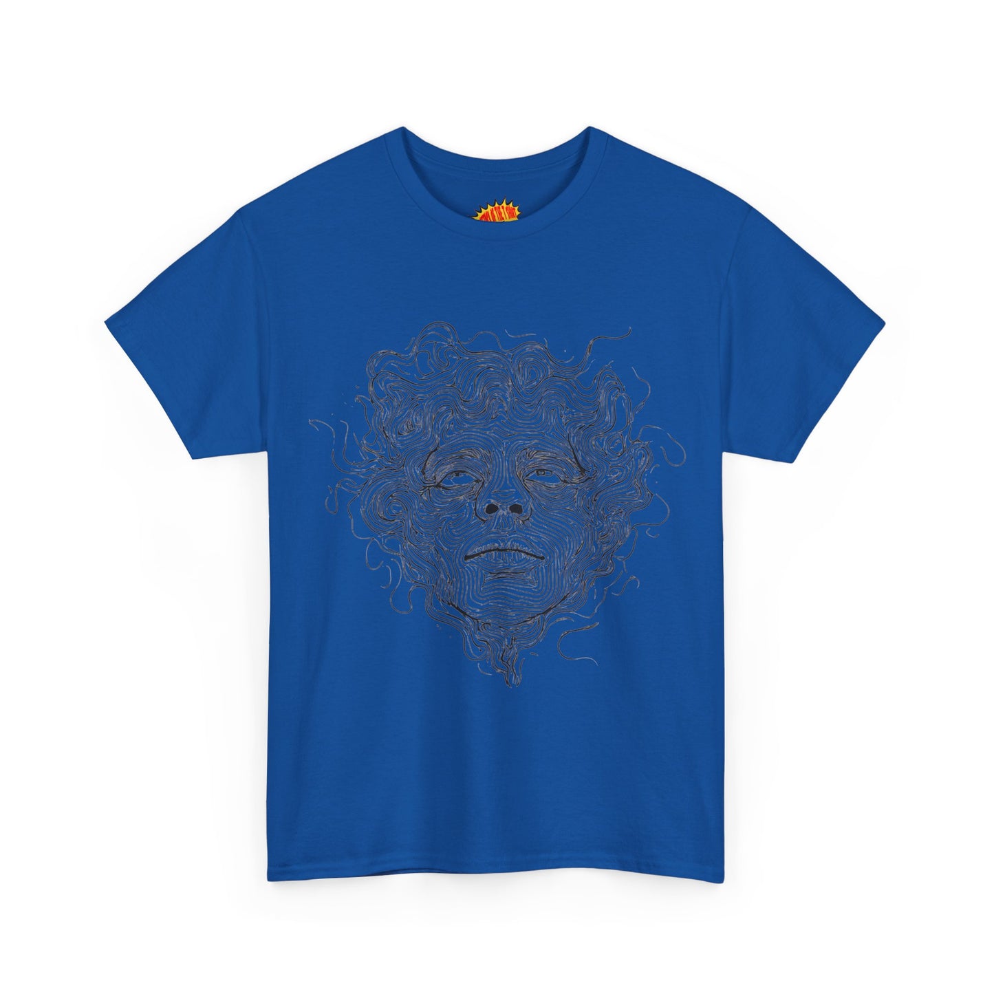 Human Face Line Drawing Graphic Art Tee Shirt *Multiple Colors*