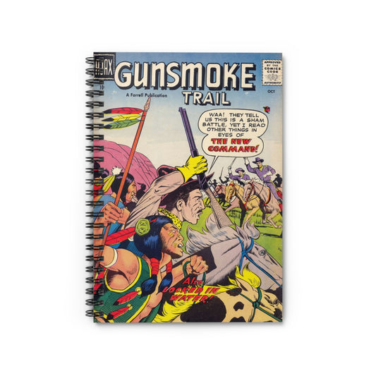Gunsmoke Trail October Comic Cover Notebook