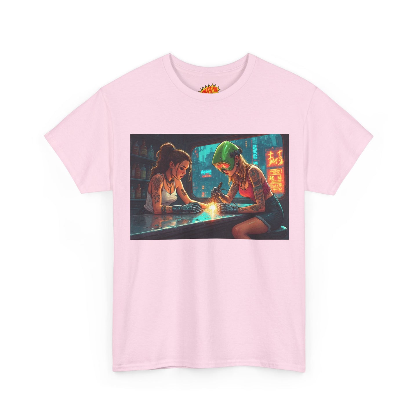 Cyberpunk Robot Hand Repair Scene T-Shirt *Multiple Colors*