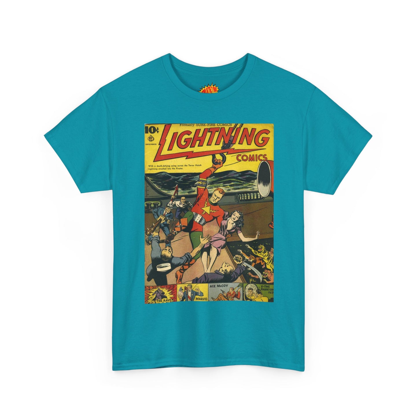 Lightning Comics December Comic Tee Shirt *Multiple Colors*