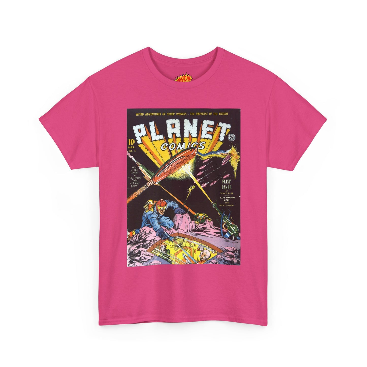 Planet Comics #3 - Heavy Cotton Tee *Light Colors*