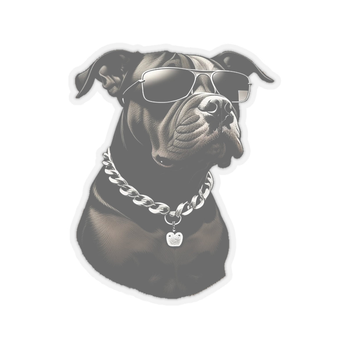 Dog with Sunglasses Stickers