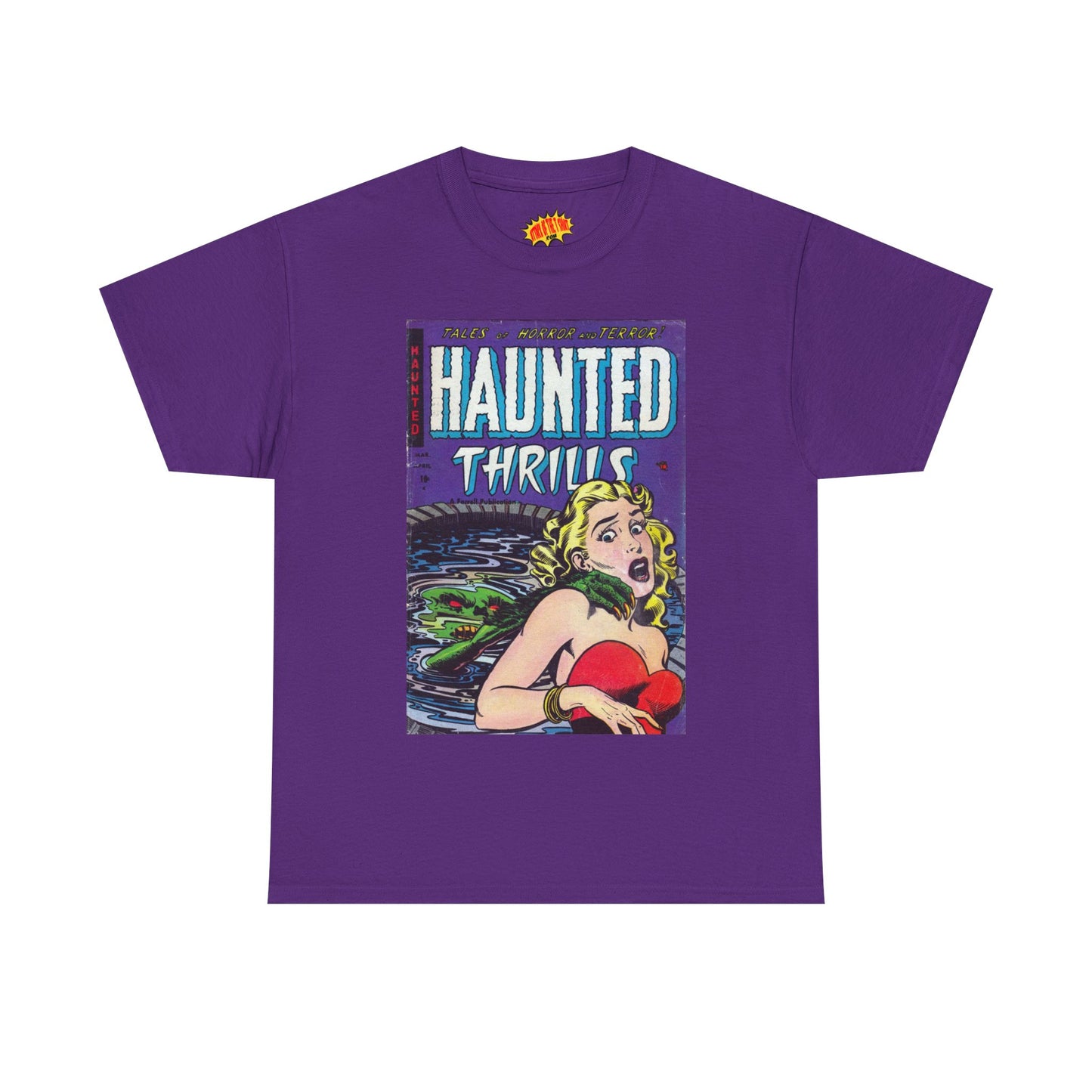 Haunted Thrills March - April Comic Tee Shirt *Multiple Colors*