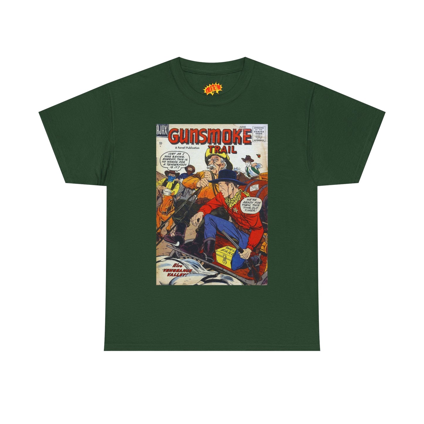 Gunsmoke Trail June Comic Tee Shirt *Multiple Colors*