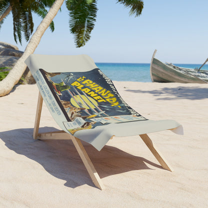 The Phantom Planet Movie Poster Art Beach Towel | Retro Sci-fi Movie Print