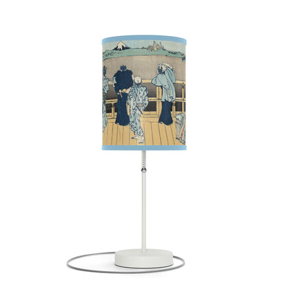 The Sazai Hall by Hokusai Japanese Lamp