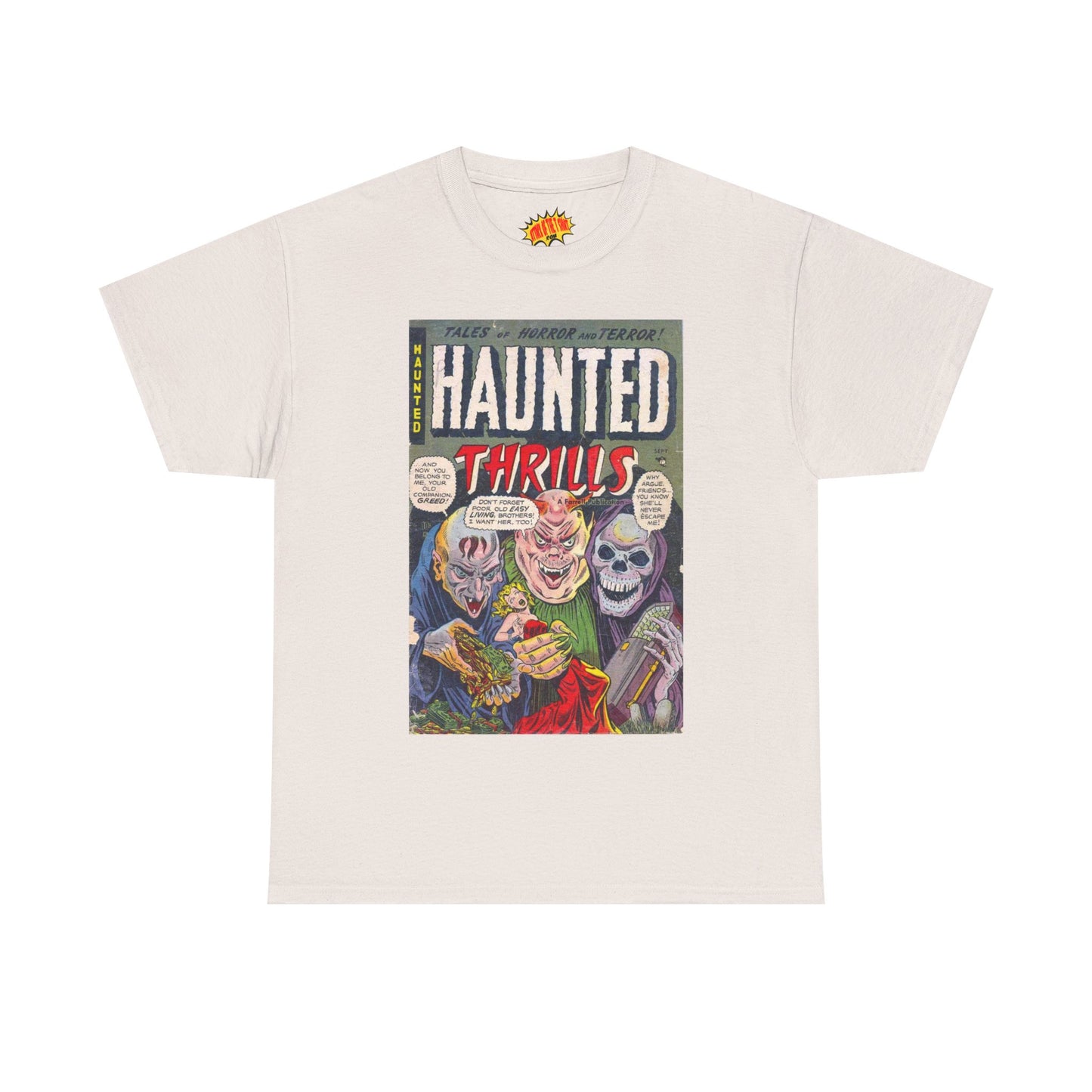 Haunted Thrills September Comic Tee Shirt *Multiple Colors*