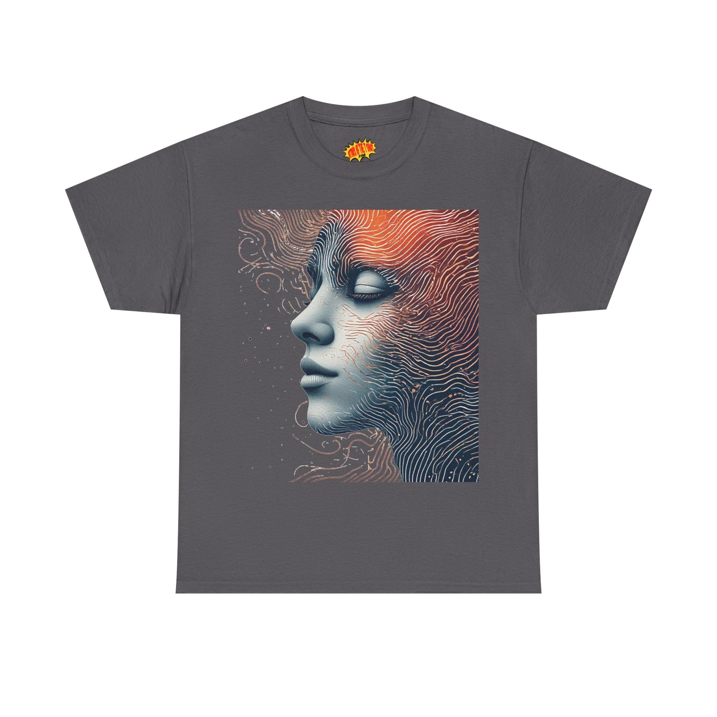 Graphic Art Face Tee Shirt *Multiple Colors*