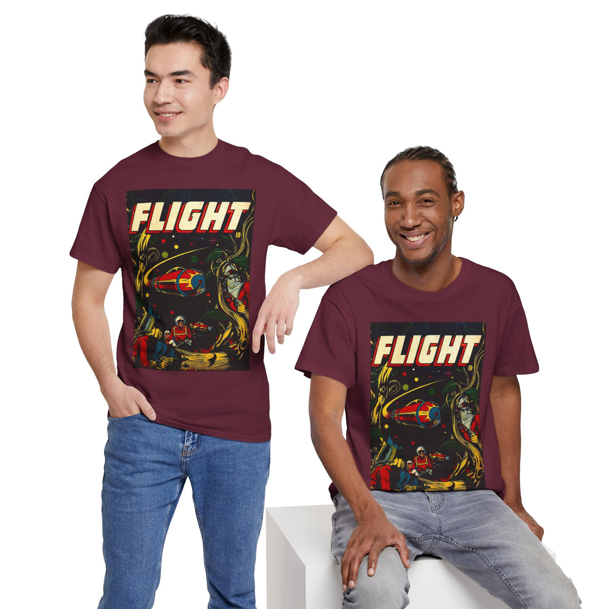Captain Flight Comic Book Tee Shirt
