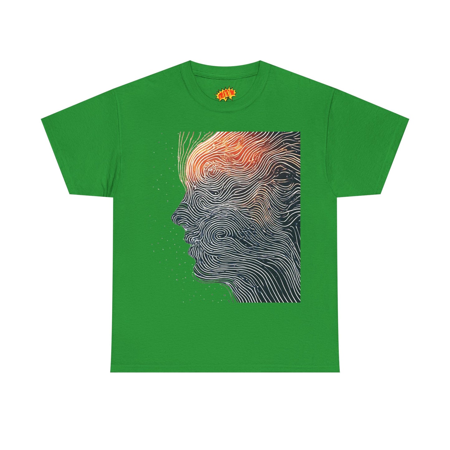 Line Drawing Face Graphic Art Tee Shirt *Multiple Colors*