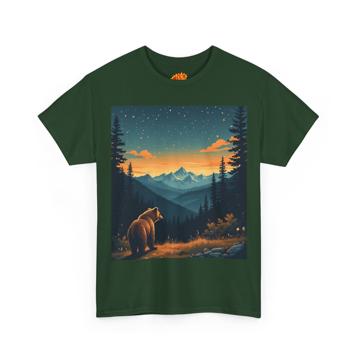 Mountain Bear Sunrise Scene T-Shirt *Multiple Colors*