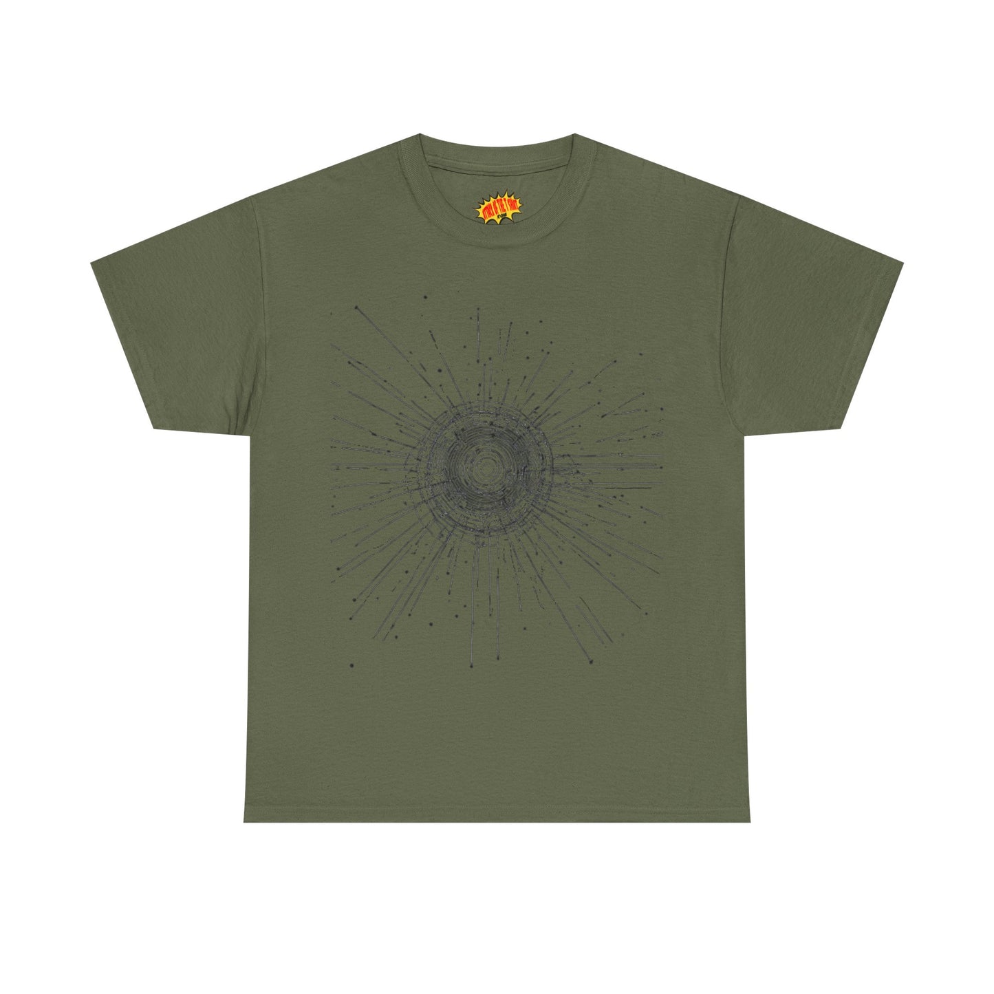 Circle Line Drawing Graphic Art Tee Shirt *Multiple Colors*
