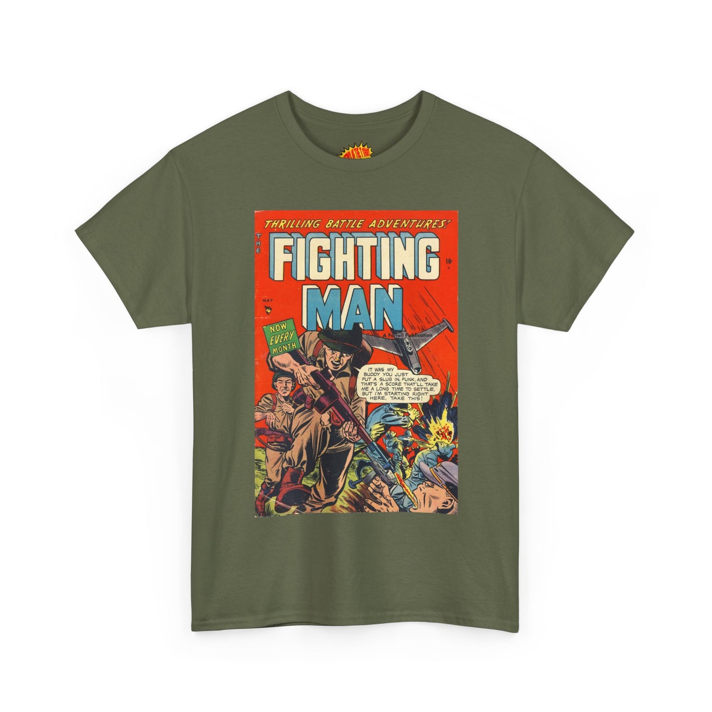 The Fighting Man May Comic Tee Shirt *Multiple Colors*
