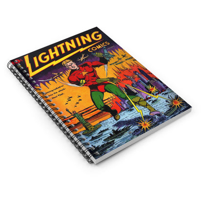 Lightning Comics August Spiral Notebook
