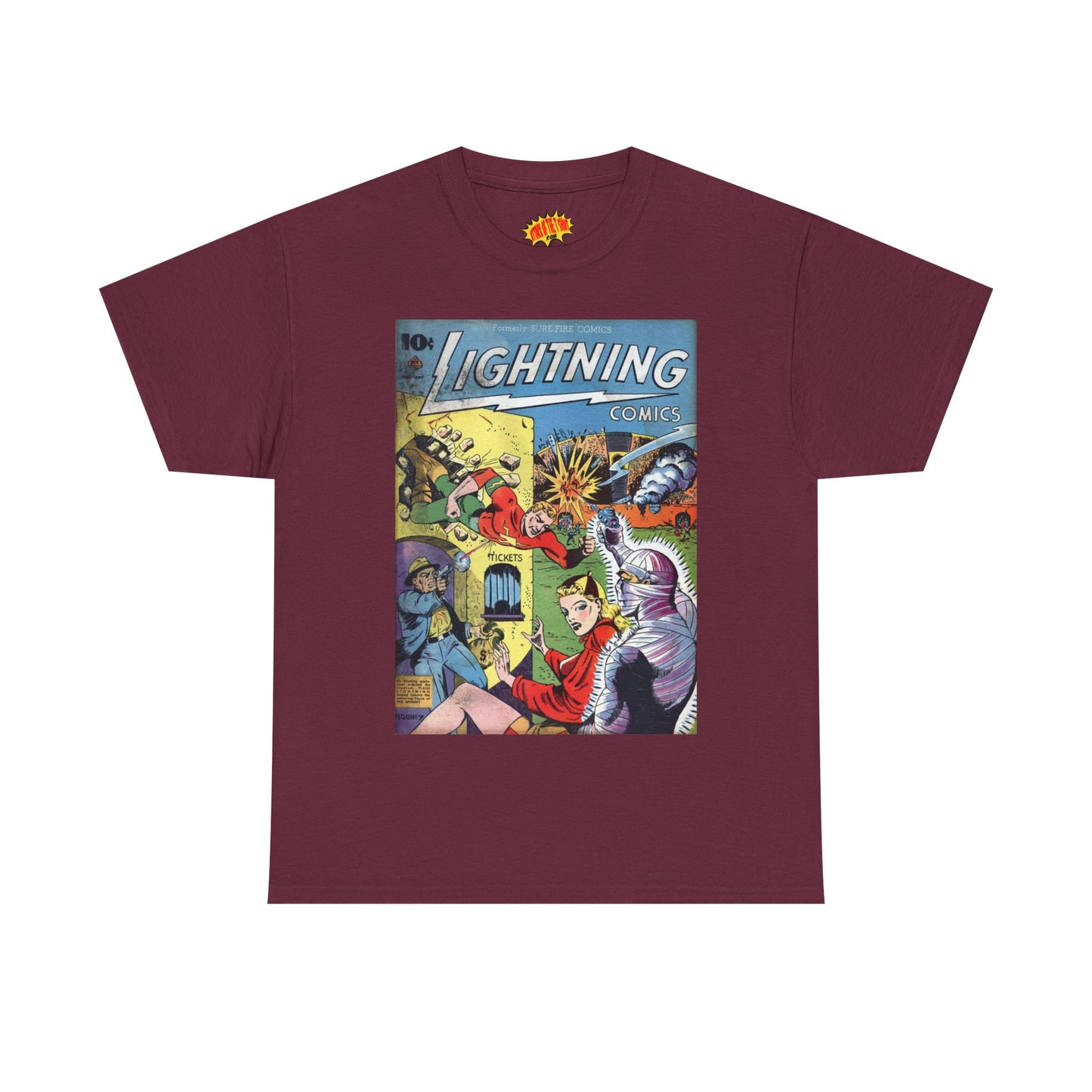 Lightning Comics February Comic Tee Shirt *Multiple Colors*