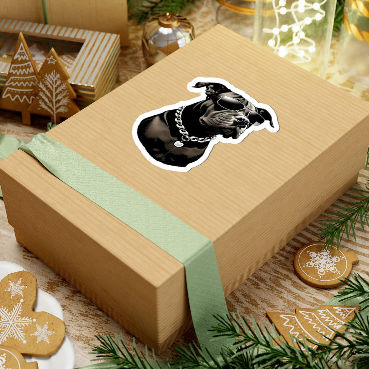 Dog with Sunglasses Stickers