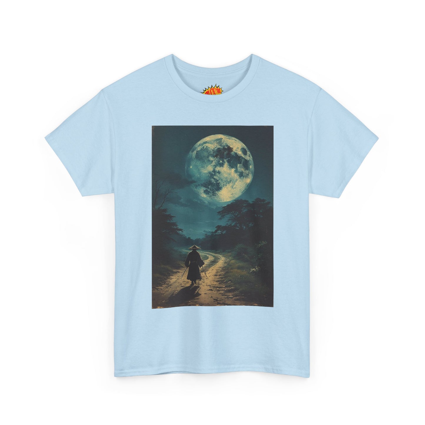 Walking Samurai w/Full Moon T-Shirt *Multiple Colors*