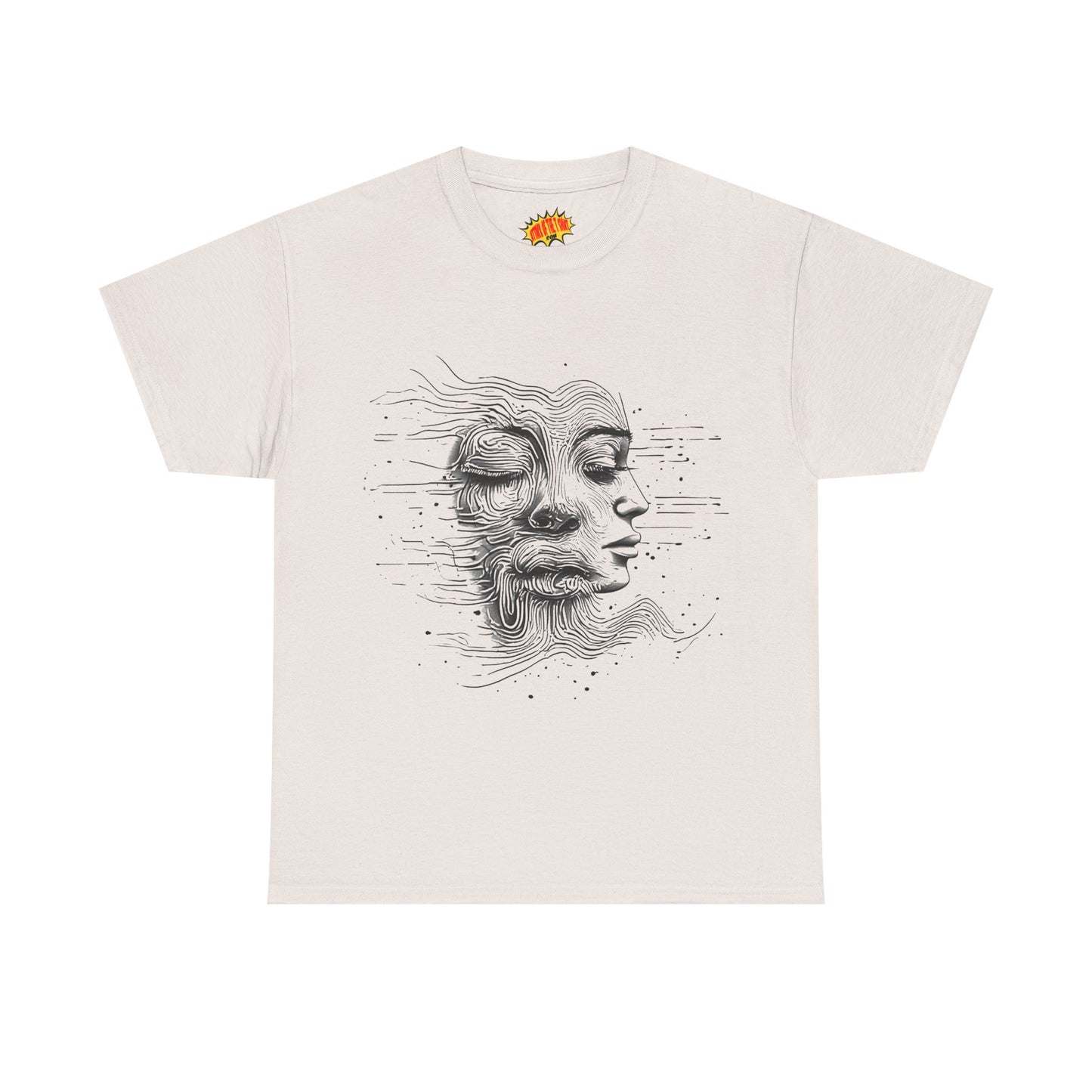 Line Drawing Graphic Art Faces Tee Shirt *Multiple Colors*